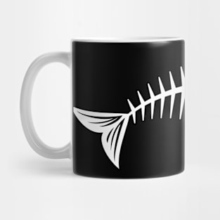 Fish Skeleton Design Art Mug